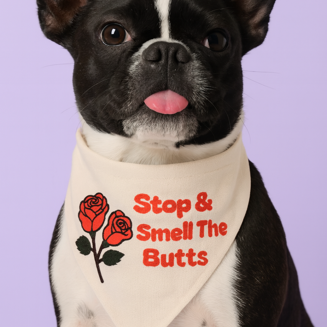 Stop & Smell the Butts Bandana