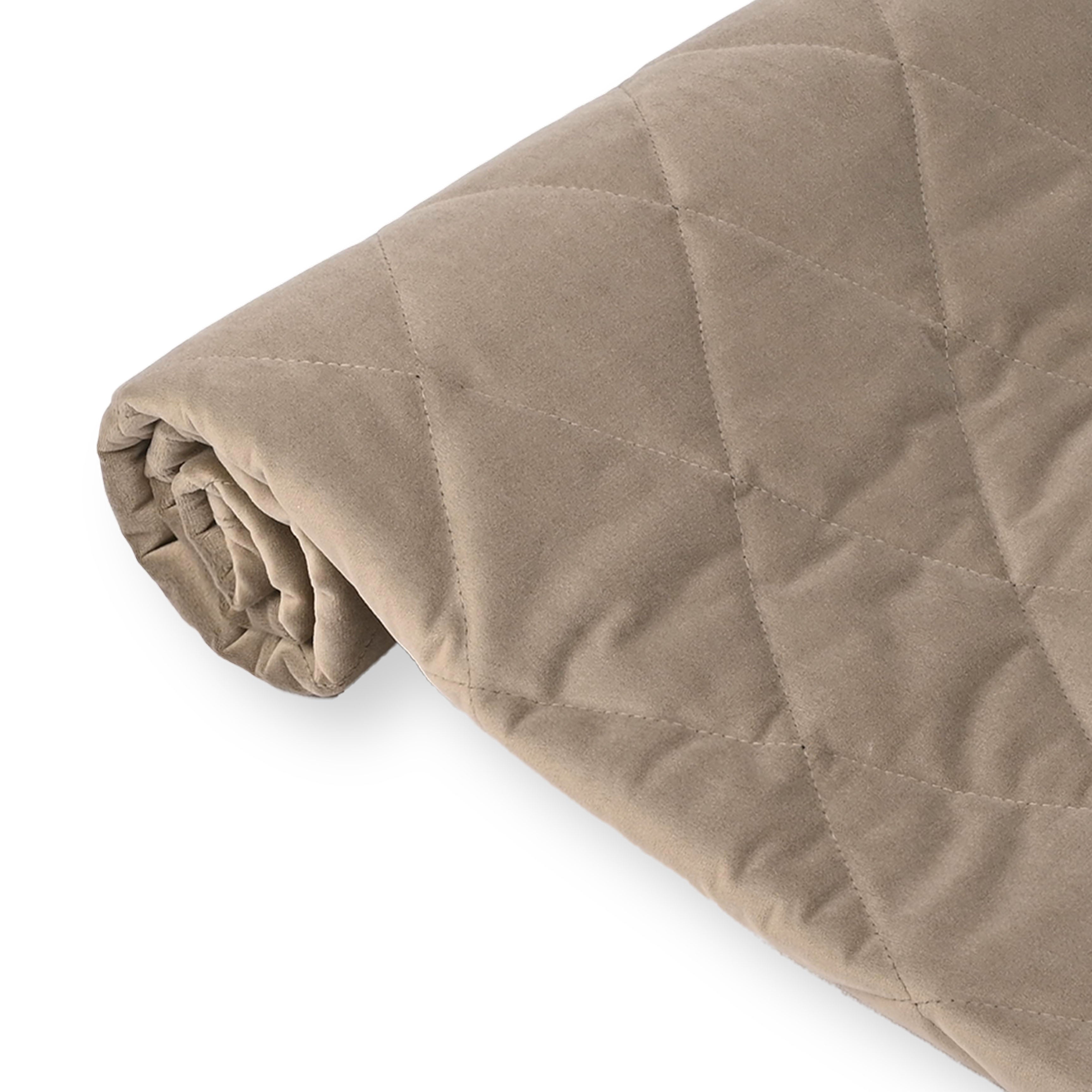 Beige Velvet Blanket
