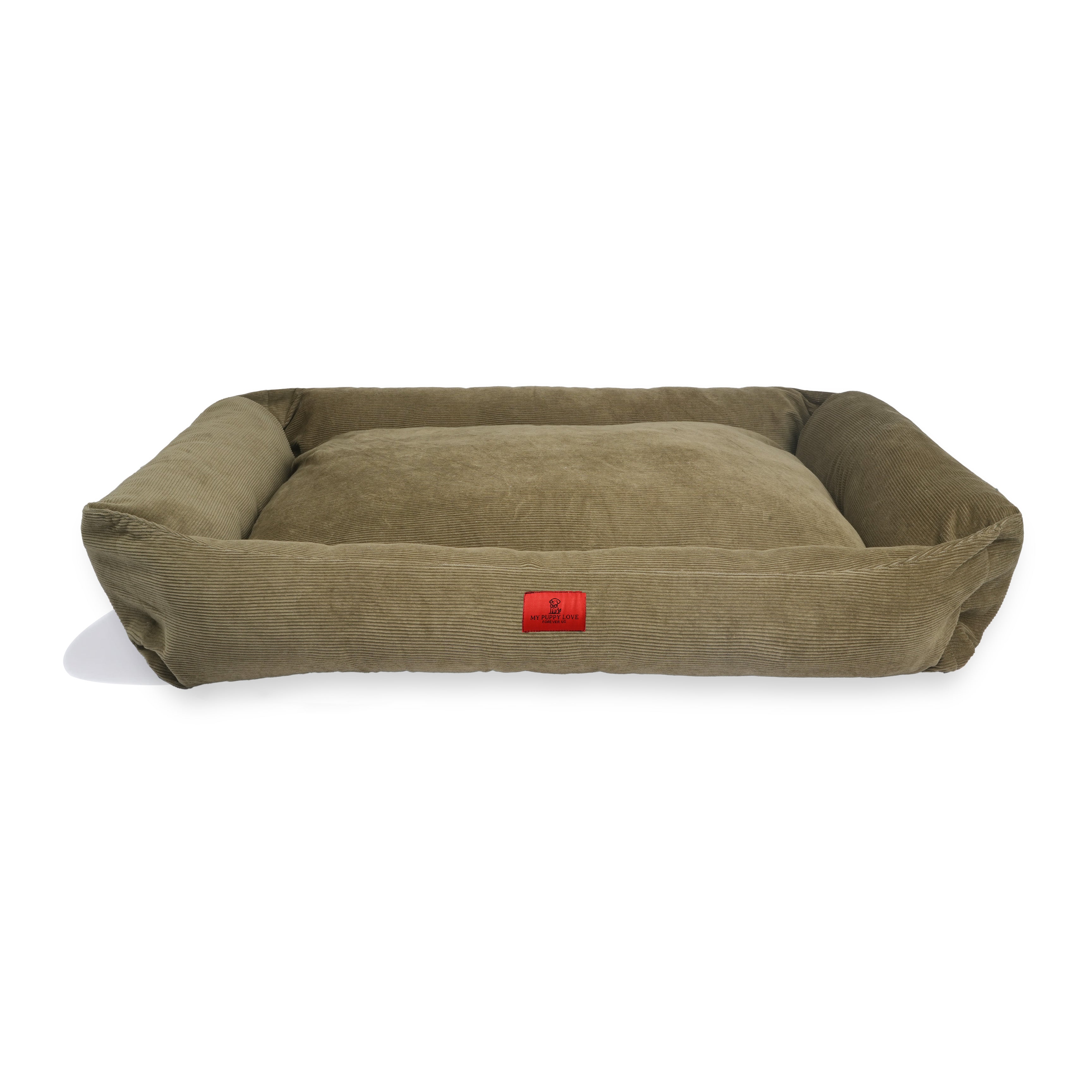 Olive Cozy Corner Lounger Bed