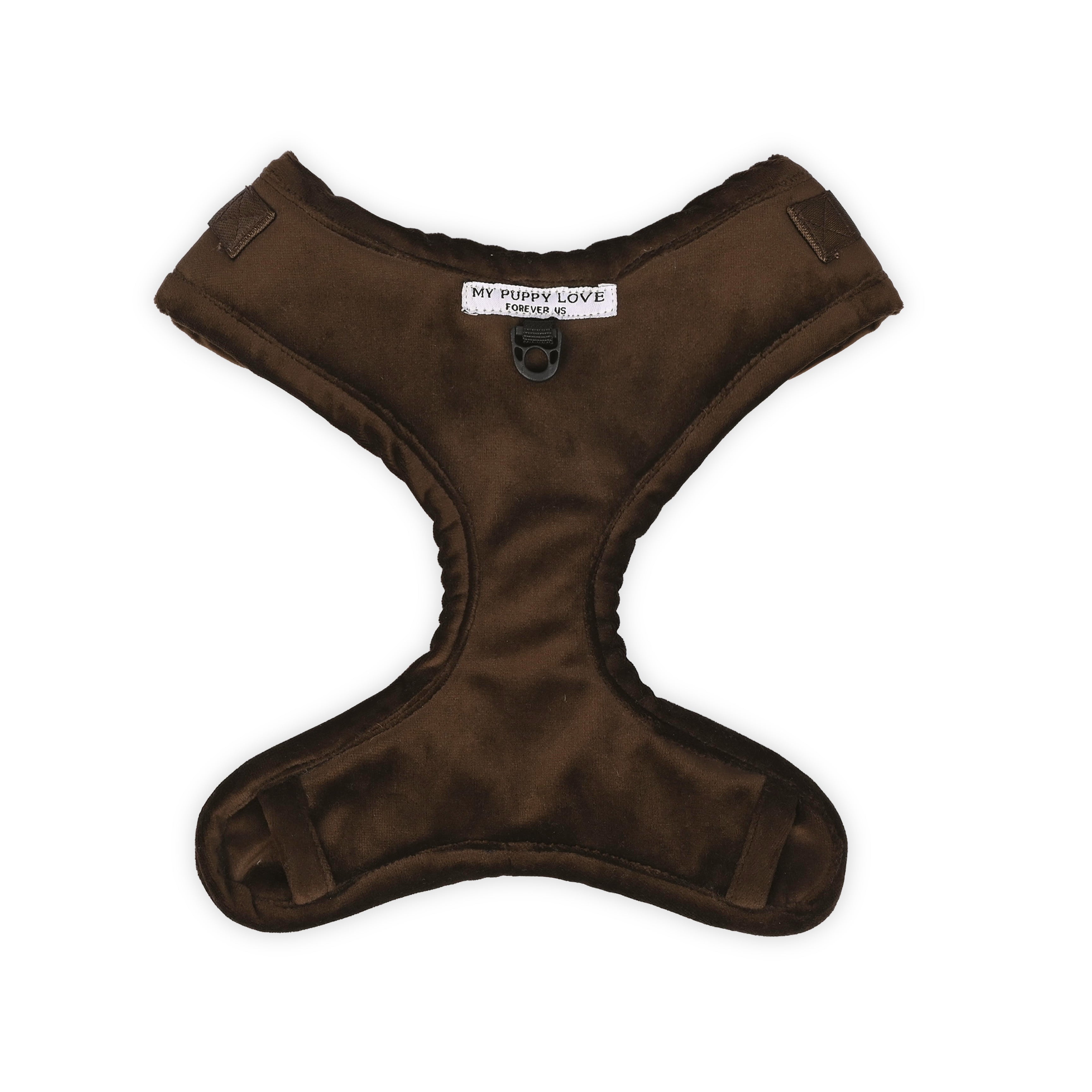 Brown Velvet Luxe Harness