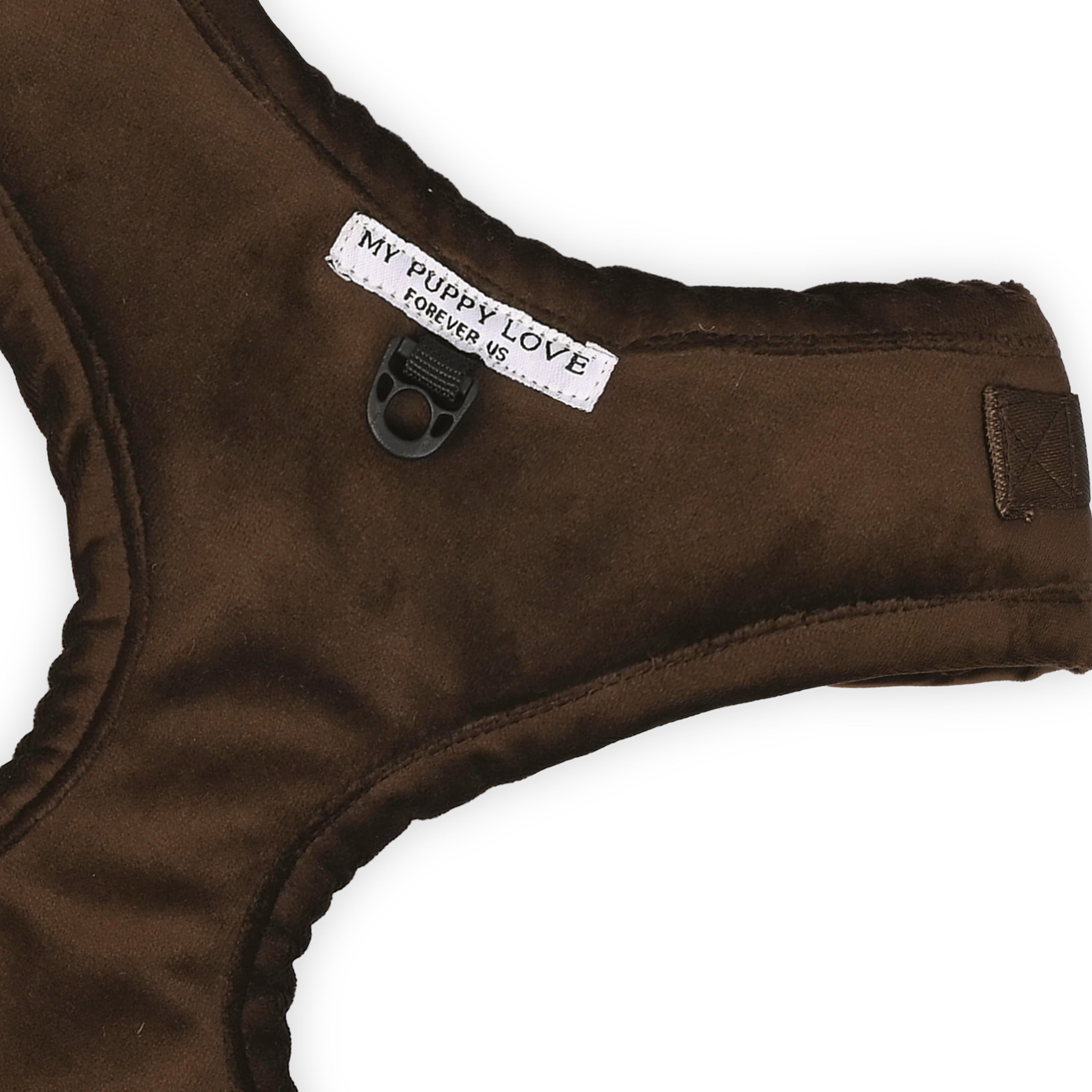 Brown Velvet Luxe Harness