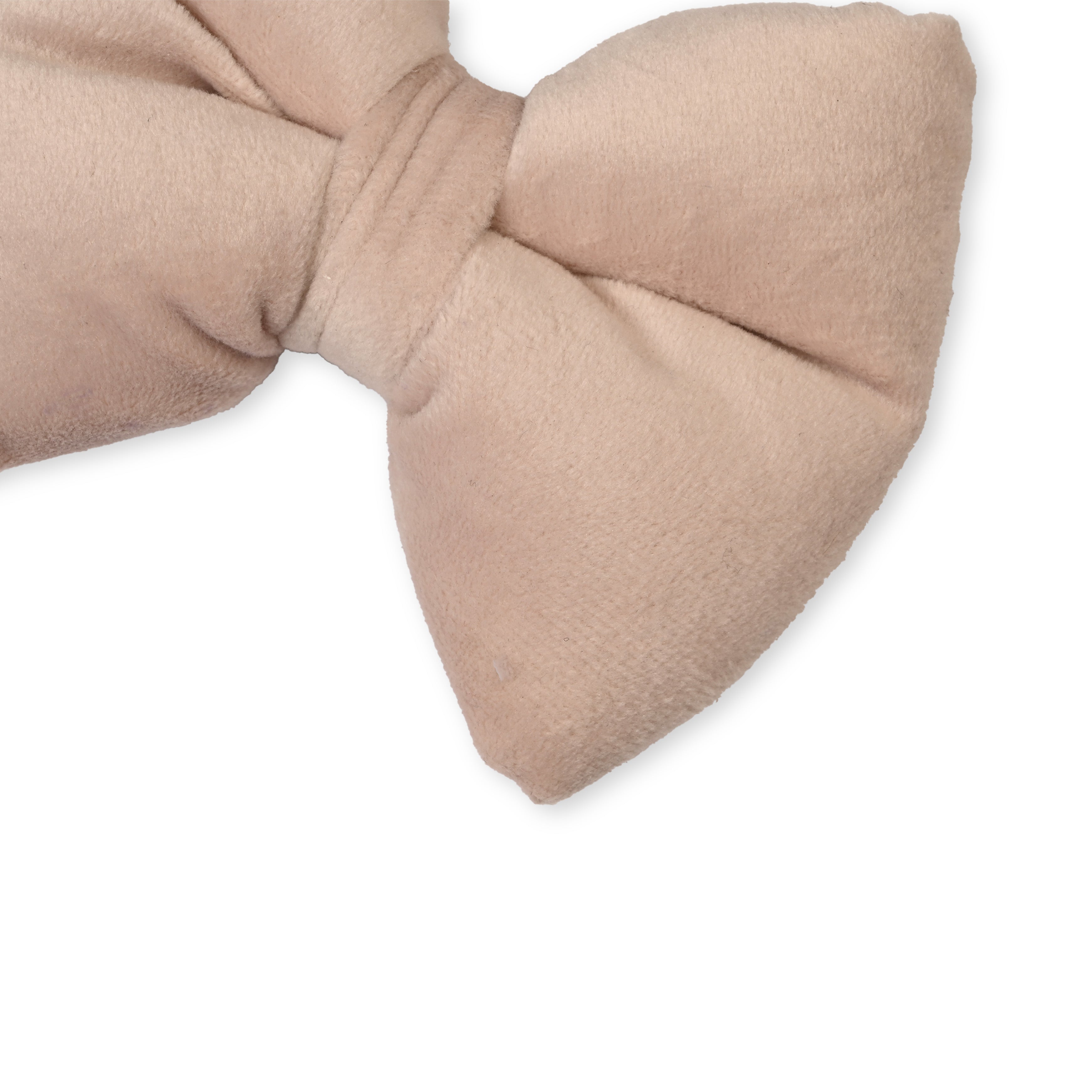 Blush Velvet Dress Bow Tie