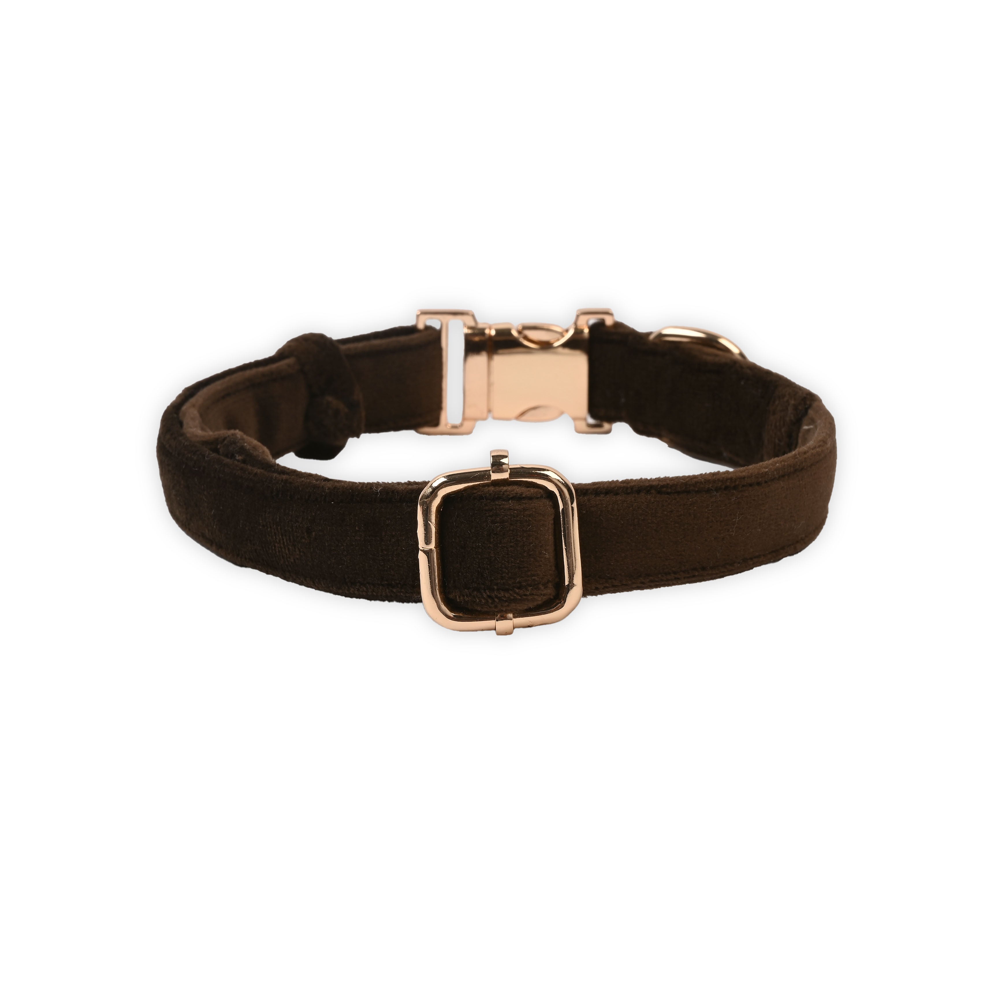 Brown Velvet Luxe Collar
