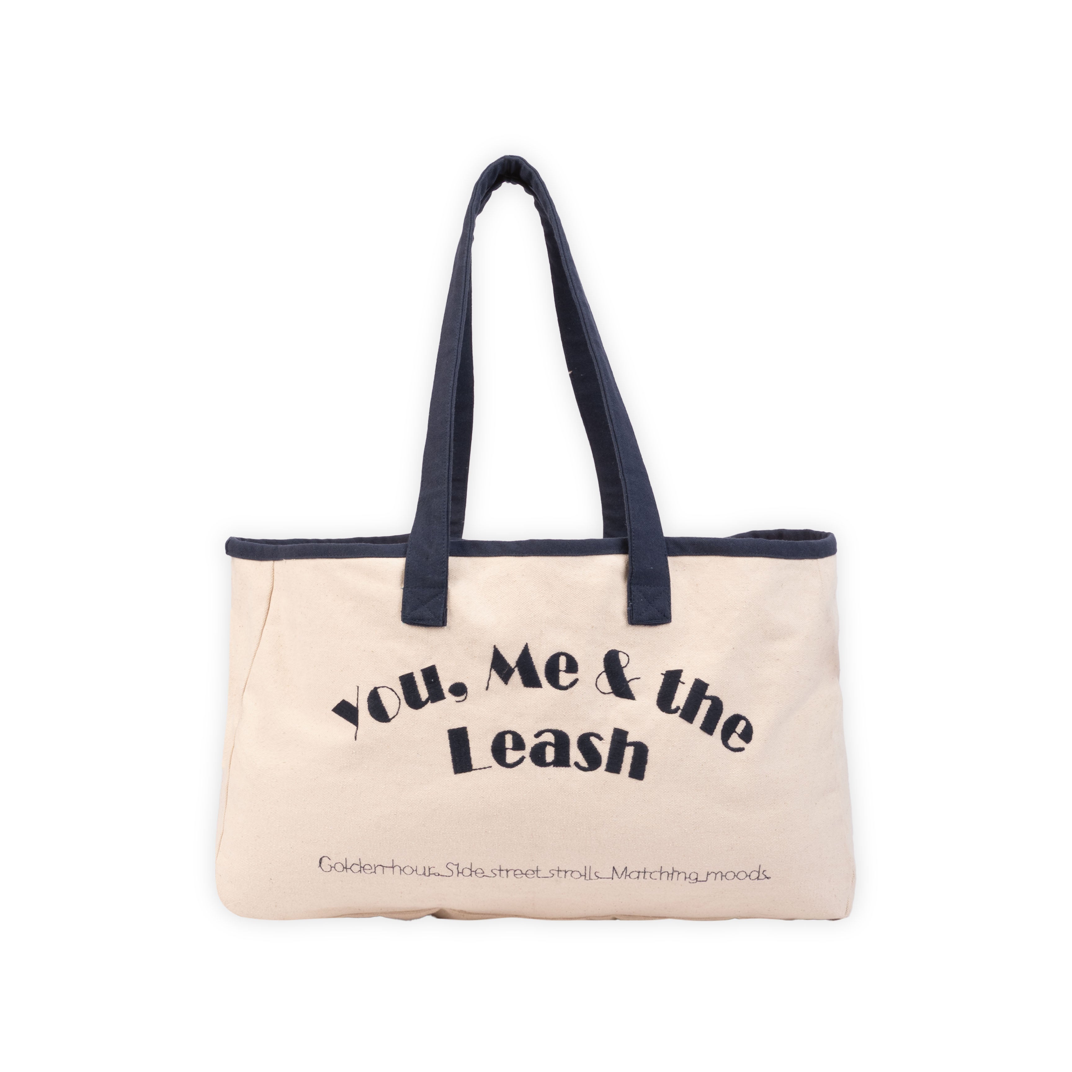 You, Me & the Leash Tote Bag