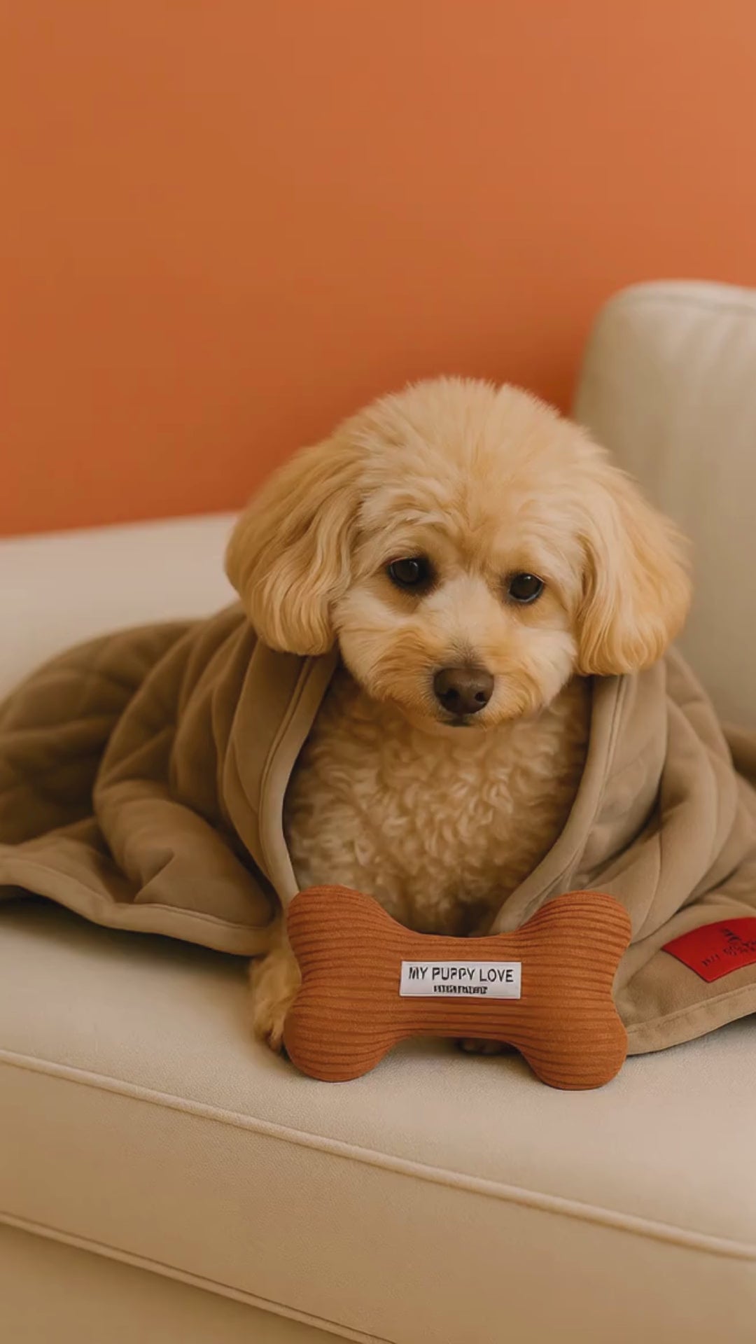 Beige Velvet Blanket