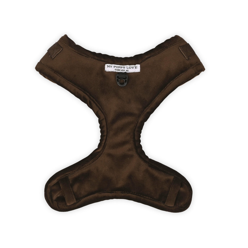 Brown Velvet Luxe Harness